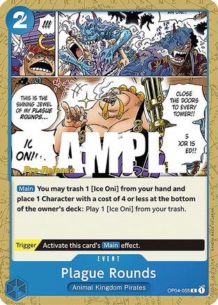 Plague Rounds (OP04-055) Pre-Release Cards