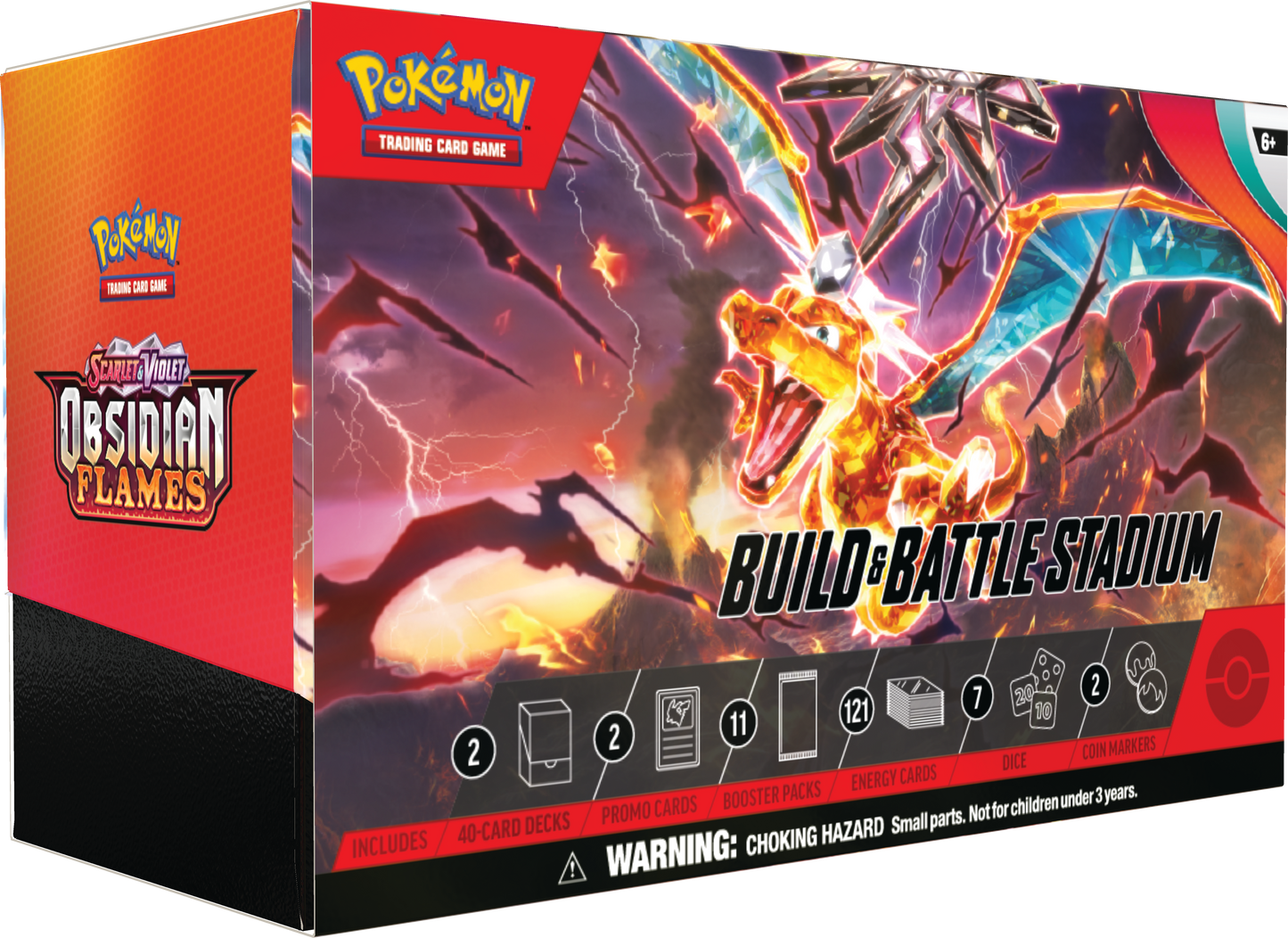 Pokémon TCG: Scarlet & Violet - Obsidian Flames Build & Battle Stadium