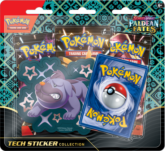 Pokémon TCG: Scarlet & Violet - Paldean Fates Tech Sticker Collection