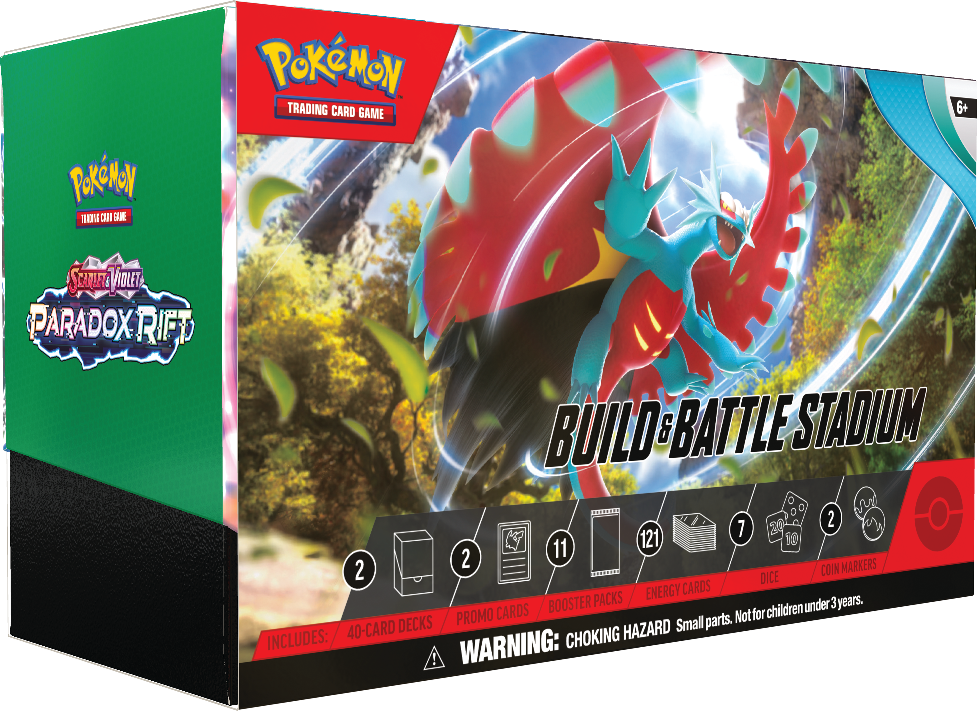 Pokémon TCG: Scarlet & Violet - Paradox Rift Build & Battle Stadium | Silver Goblin