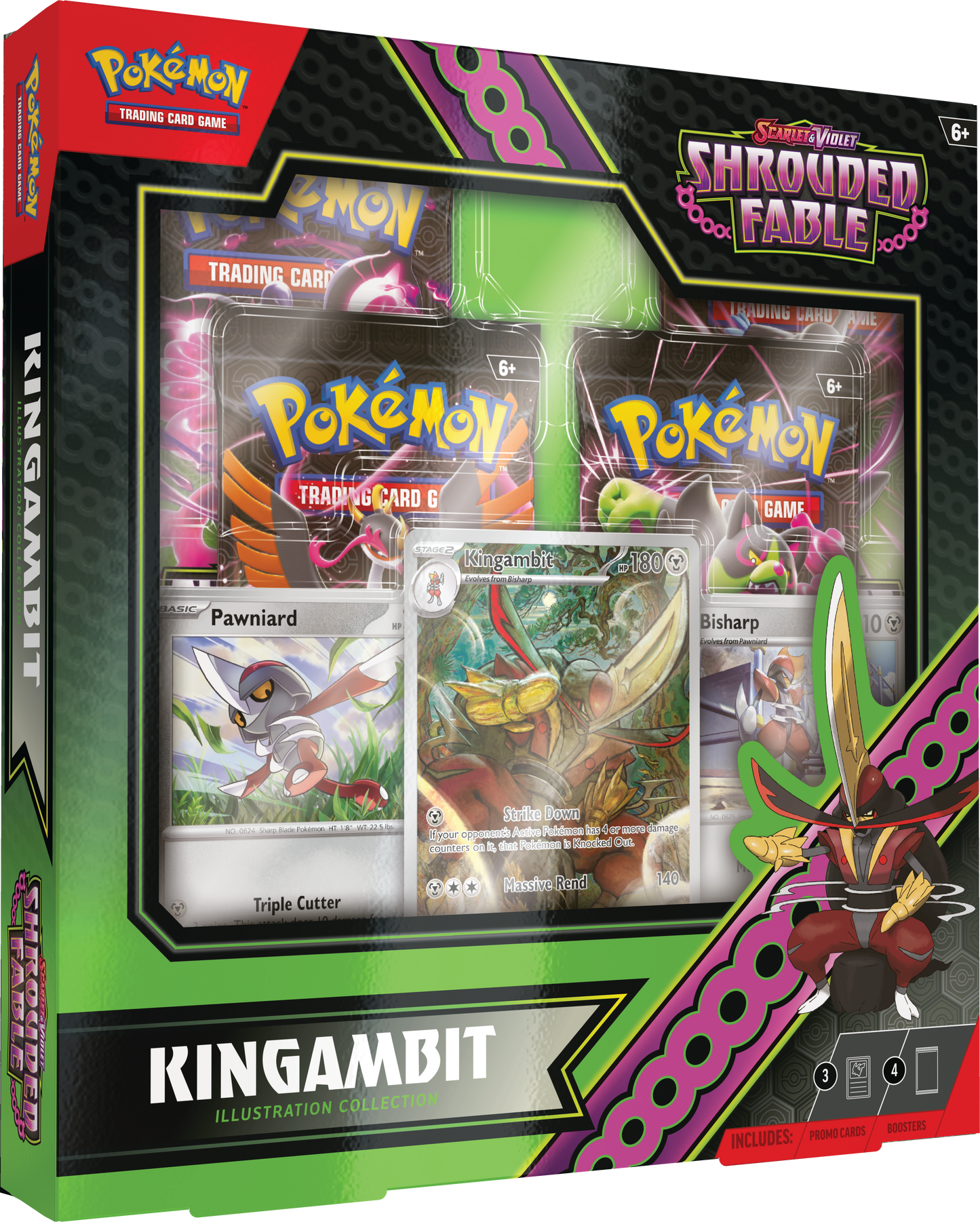 Pokémon TCG: Scarlet & Violet - Shrouded Fable Kingambit Illustration Collection