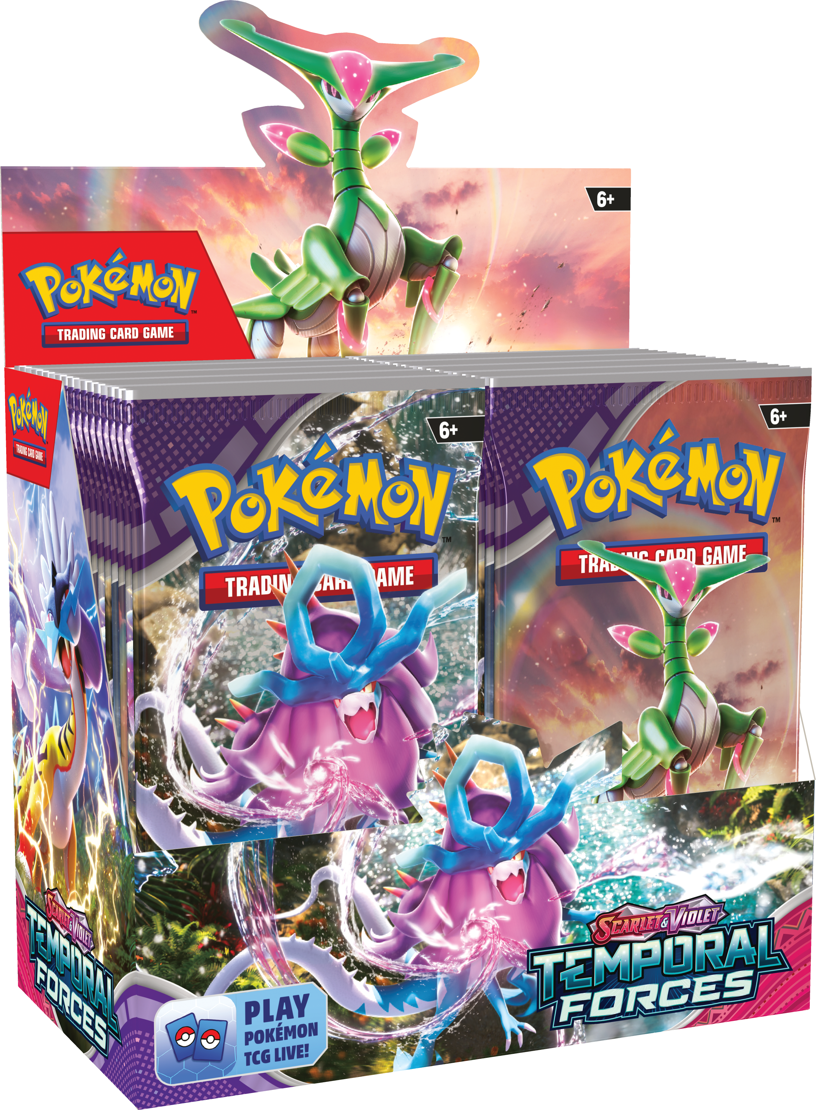 Pokémon TCG: Scarlet & Violet - Temporal Forces Booster Box | Silver Goblin
