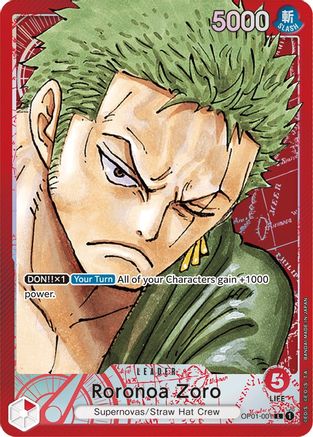 Roronoa Zoro (Parallel) (OP01-001) Foil