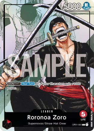 Roronoa Zoro (Premium Card Collection -25th Edition-) (OP01-001) Foil