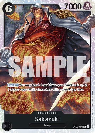 Sakazuki (Reprint) (OP02-099) Foil