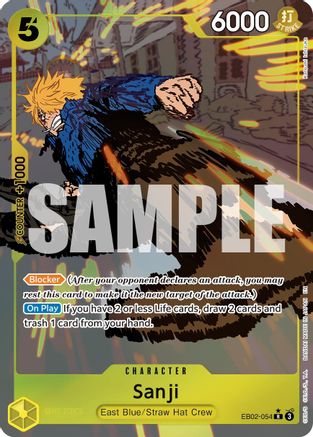 Sanji (Alternate Art) (EB02-054) Foil