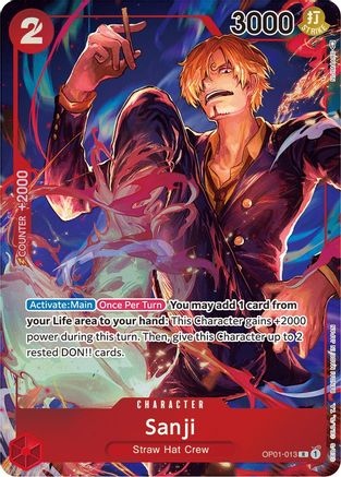 Sanji (Parallel) (OP01-013) Foil