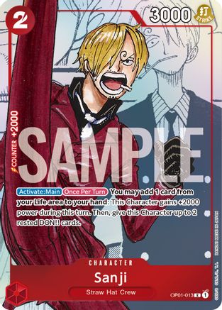 Sanji (Premium Card Collection -25th Edition-) (OP01-013) Foil