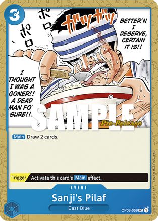 Sanji's Pilaf (OP03-056) Pre-Release Cards