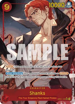 Shanks (Alternate Art) (OP01-120) Foil