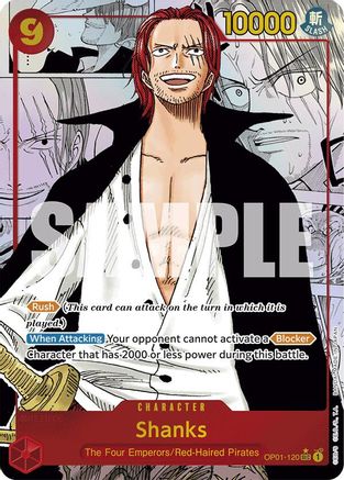Shanks (Manga) (OP01-120) Foil