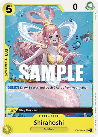 Shirahoshi (OP03-116) Pre-Release Cards