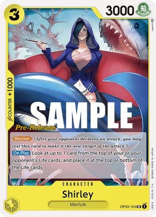Shirley (OP03-104) Pre-Release Cards