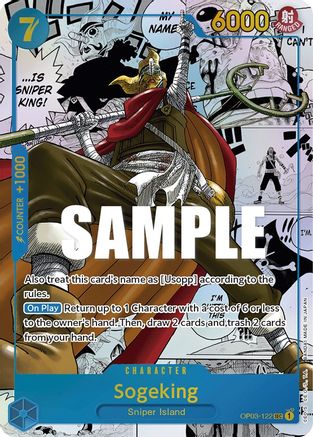 Sogeking (Alternate Art) (Manga) (OP03-122) Foil