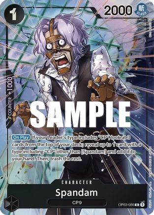 Spandam (Alternate Art) (OP03-086) Foil