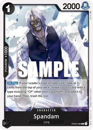 Spandam (OP03-086) Foil