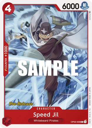 Speed Jil (OP03-006) Pre-Release Cards