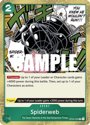 Spiderweb (OP04-035) Foil