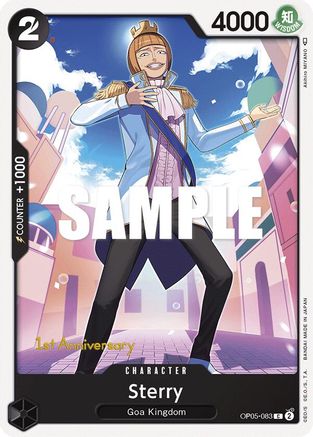 Sterry (OP05-083) 1st Anniversary Tournament Cards