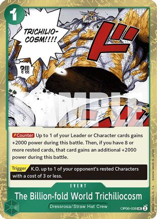 The Billion-fold World Trichiliocosm (Jolly Roger Foil) (OP06-038) Foil