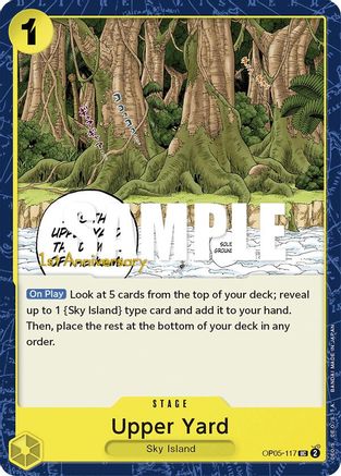 Upper Yard (OP05-117) 1st Anniversary Tournament Cards