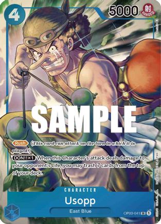 Usopp (Alternate Art) (OP03-041) Foil