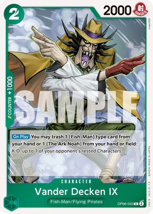 Vander Decken IX (OP06-033) Foil