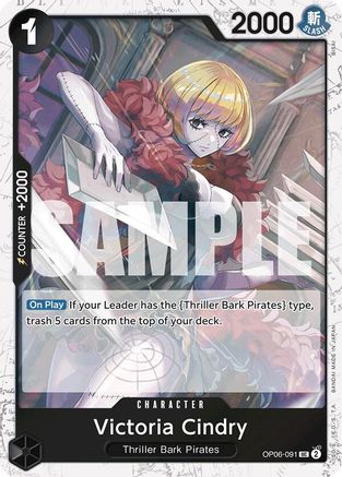 Victoria Cindry (Jolly Roger Foil) (OP06-091) Foil
