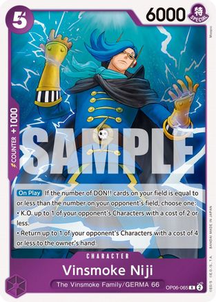 Vinsmoke Niji (OP06-065) Foil