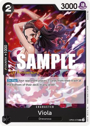Viola (OP05-079) 1st Anniversary Tournament Cards