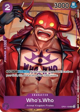 Who's.Who (Box Topper) (OP01-109) Foil