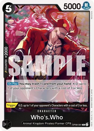 Who's.Who (OP08-091) Foil