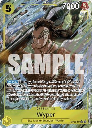 Wyper (Full Art) (OP06-114) Foil