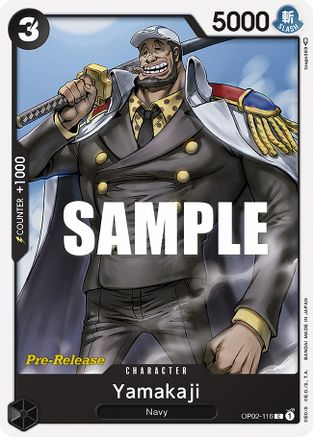 Yamakaji (OP02-116) Pre-Release Cards