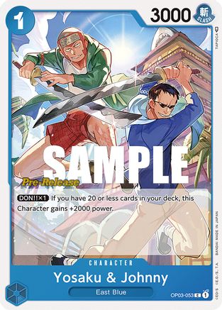 Yosaku & Johnny (OP03-053) Pre-Release Cards