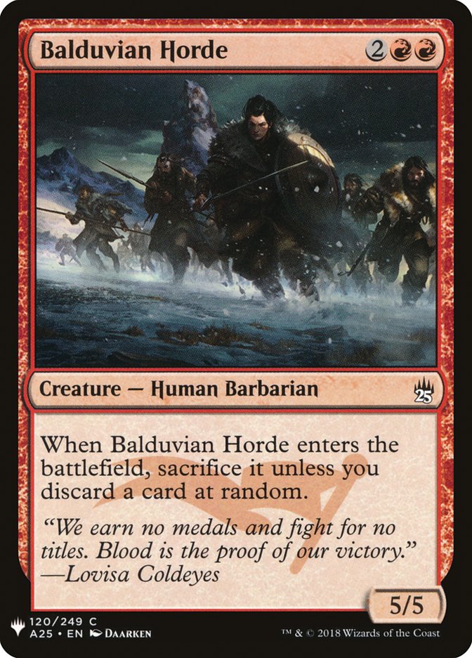 Balduvian Horde [Mystery Booster] | Silver Goblin