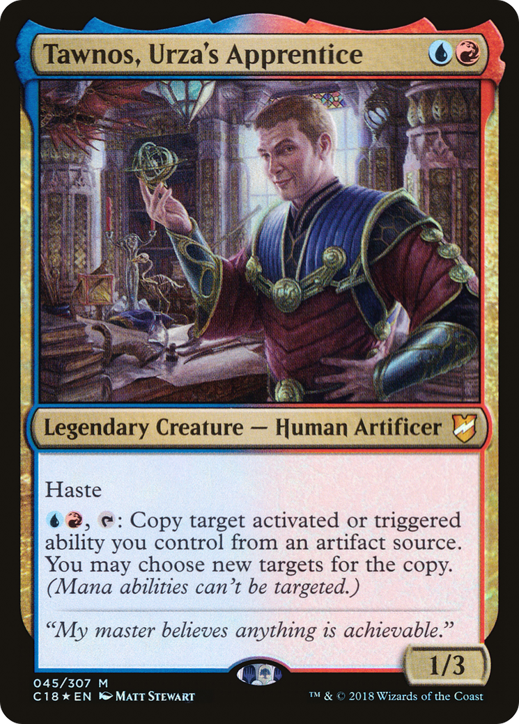 Tawnos, Urza's Apprentice [Commander 2018] | Silver Goblin