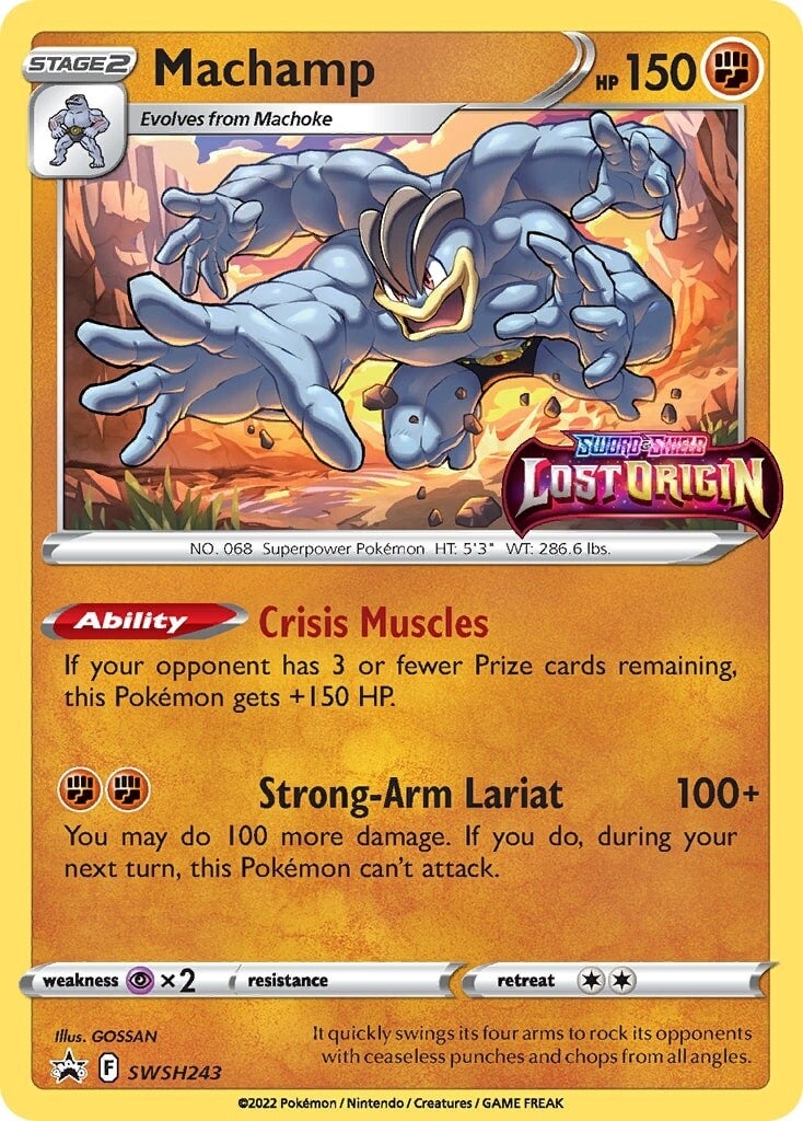 Machamp (SWSH243) [Sword & Shield: Black Star Promos] | Silver Goblin