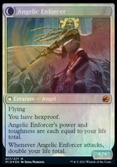 Enduring Angel // Angelic Enforcer [Innistrad: Midnight Hunt Prerelease Promos] | Silver Goblin