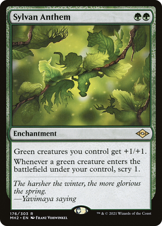 Sylvan Anthem [Modern Horizons 2] Foil