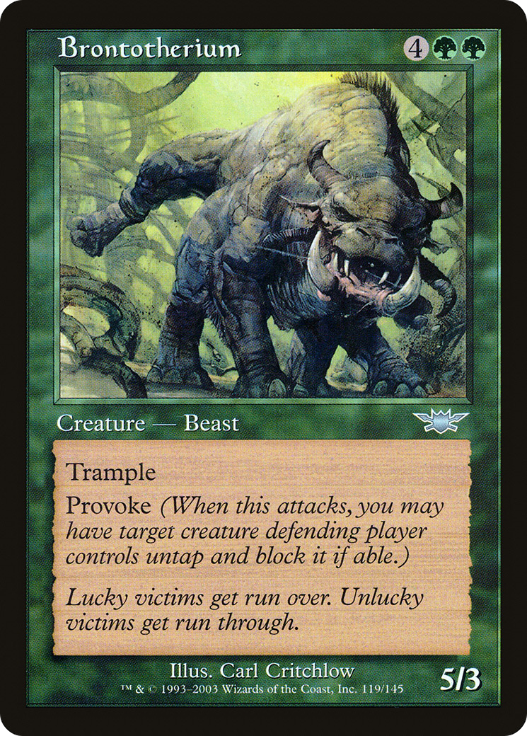 Brontotherium [Legions] | Silver Goblin