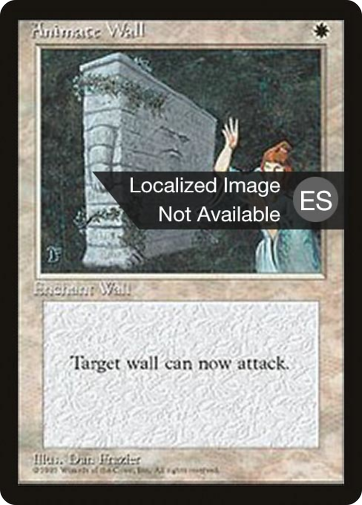 Animate Wall [Fourth Edition (Foreign Black Border)] | Silver Goblin