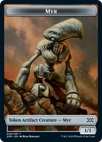 Myr (024) // Shapeshifter Double-Sided Token [Double Masters Tokens] | Silver Goblin