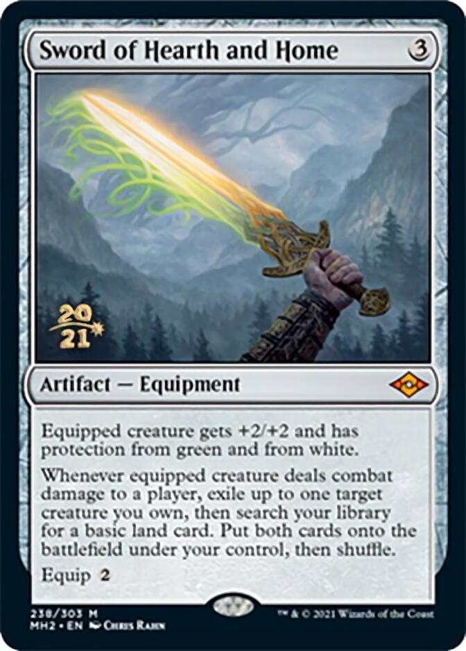 Sword of Hearth and Home [Modern Horizons 2 Prerelease Promos] | Silver Goblin