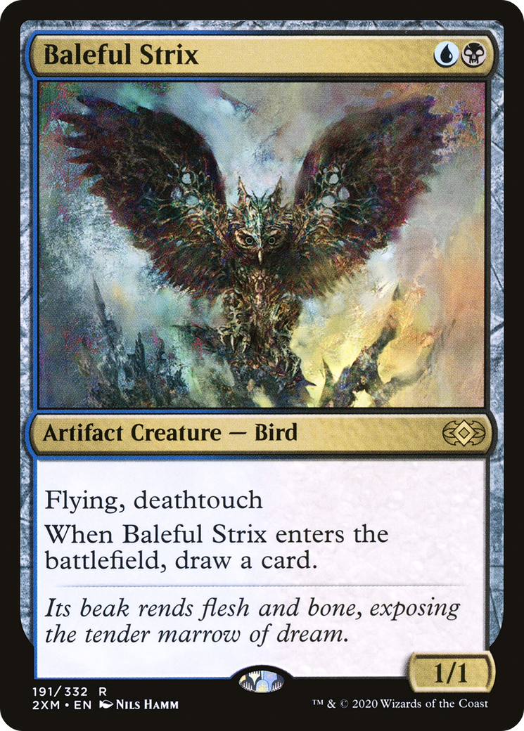 Baleful Strix [Double Masters] | Silver Goblin