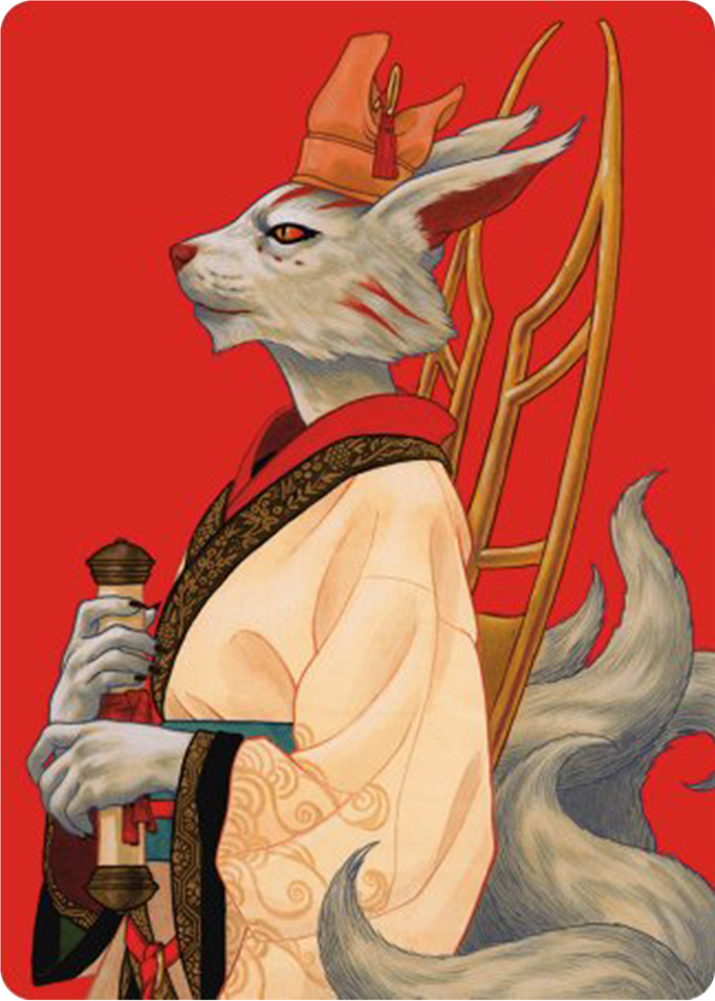 Pearl-Ear, Imperial Advisor Art Card [Modern Horizons 3 Art Series] | Silver Goblin