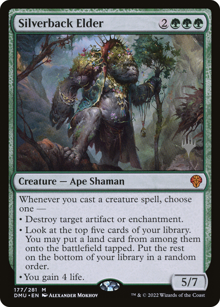 Silverback Elder (Promo Pack) [Dominaria United Promos] | Silver Goblin