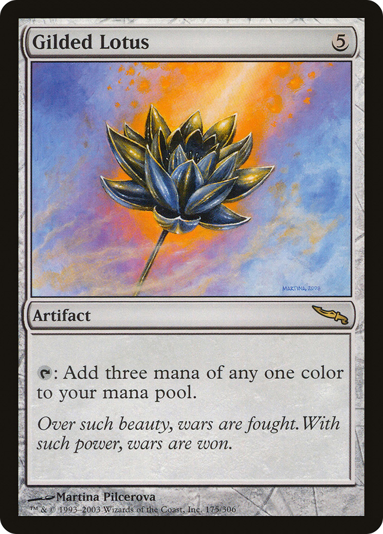 Gilded Lotus [Mirrodin] | Silver Goblin