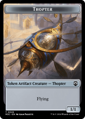 Aetherborn // Thopter Double-Sided Token [Modern Horizons 3 Commander Tokens] | Silver Goblin
