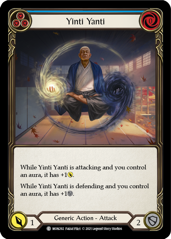 Yinti Yanti (Blue) [MON292-RF] (Monarch)  1st Edition Rainbow Foil | Silver Goblin